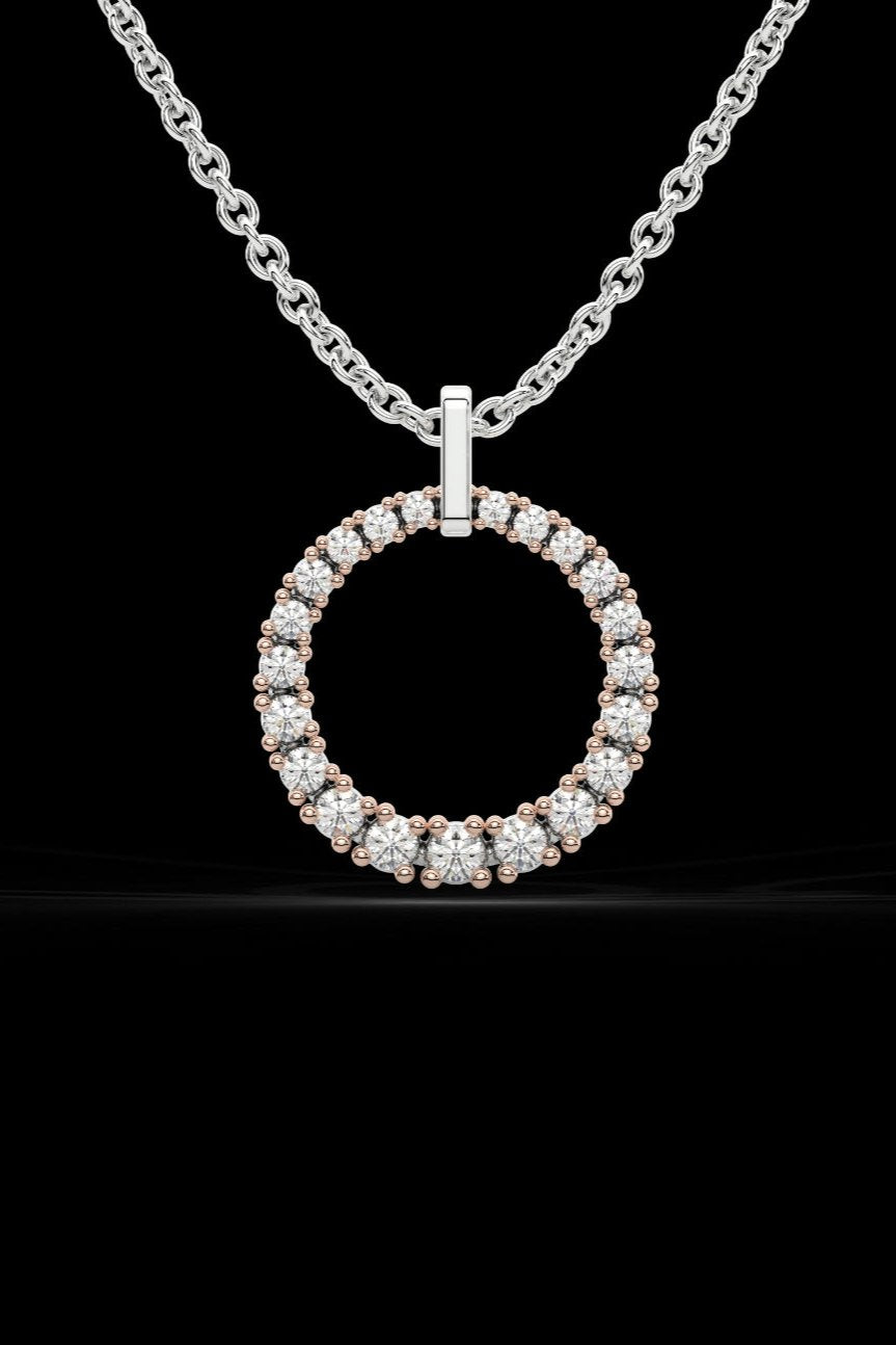 Circle of life on sale diamond pendant necklace