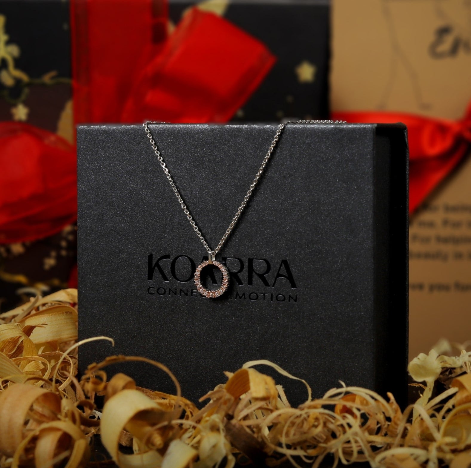 Diamond Circle of Life Round Pendant Necklace