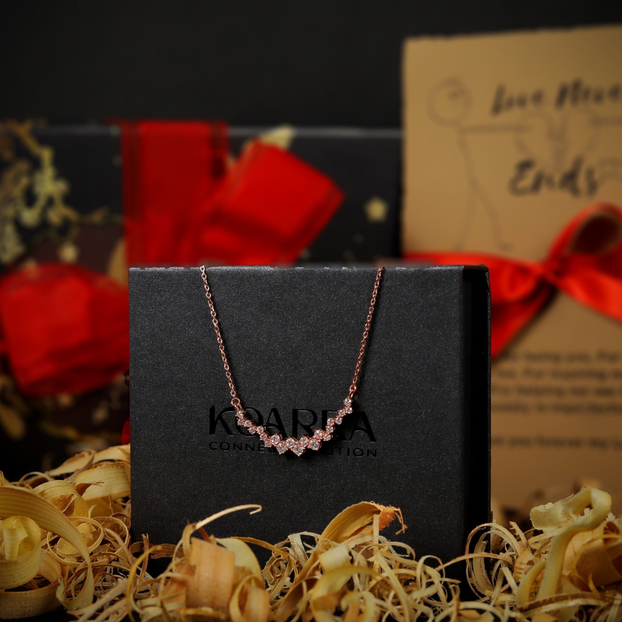 Zigzag Necklace For Women | 925 Sterling Silver | Swiss Zircon