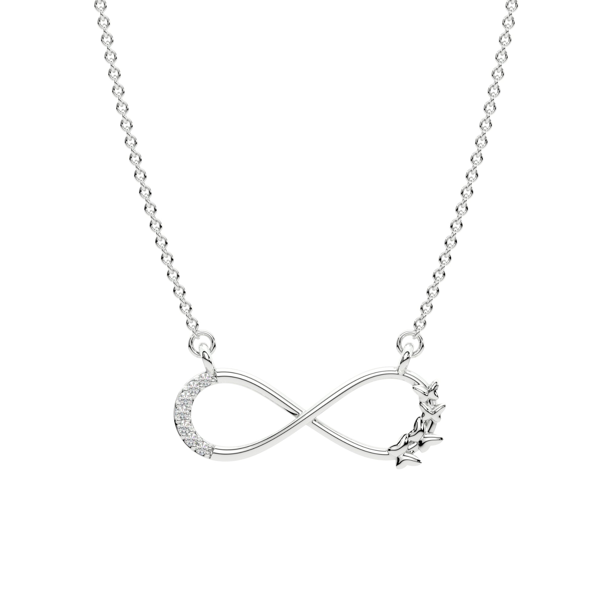 Infinity Butterfly Necklace 925 Silver