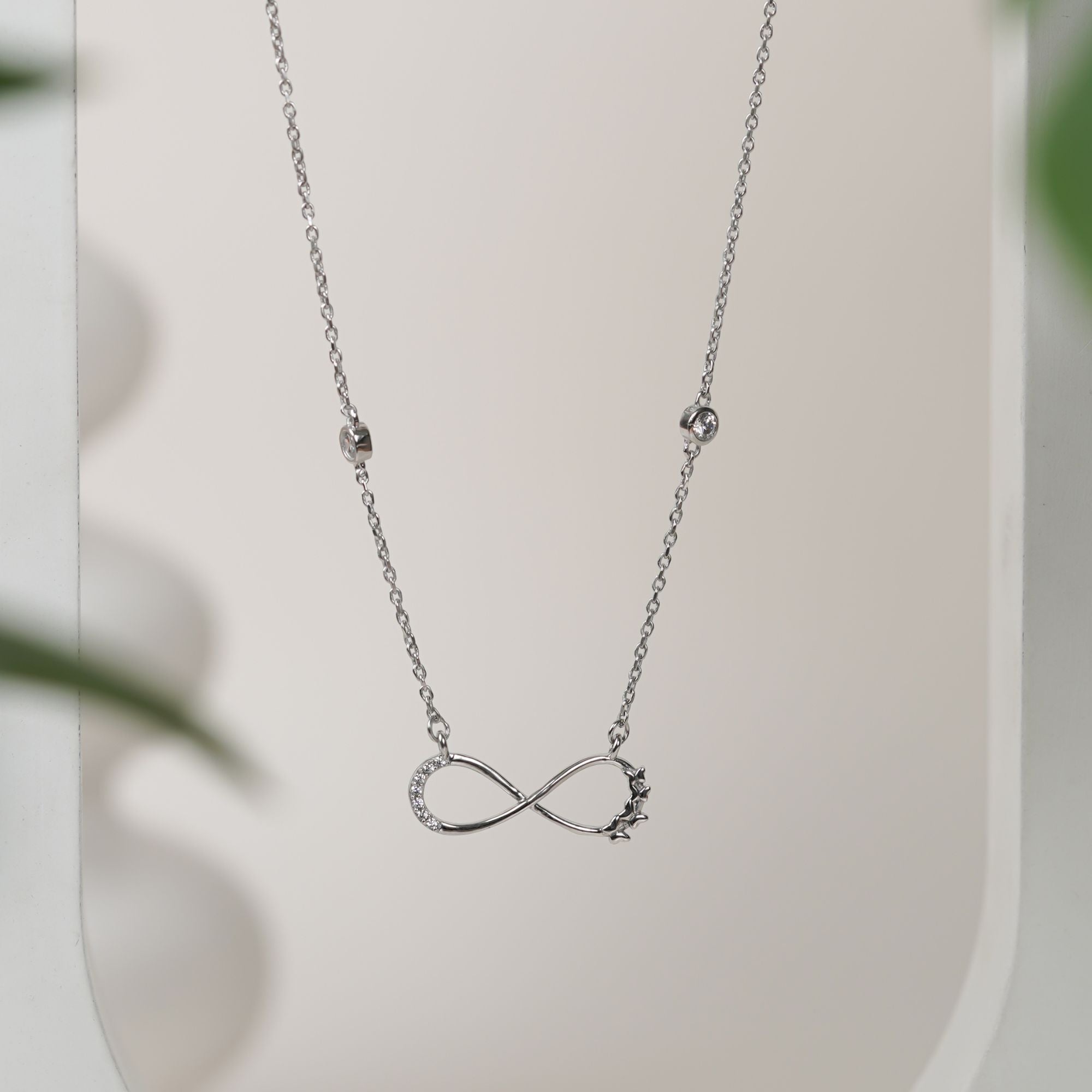 Infinity Butterfly Necklace 925 Silver