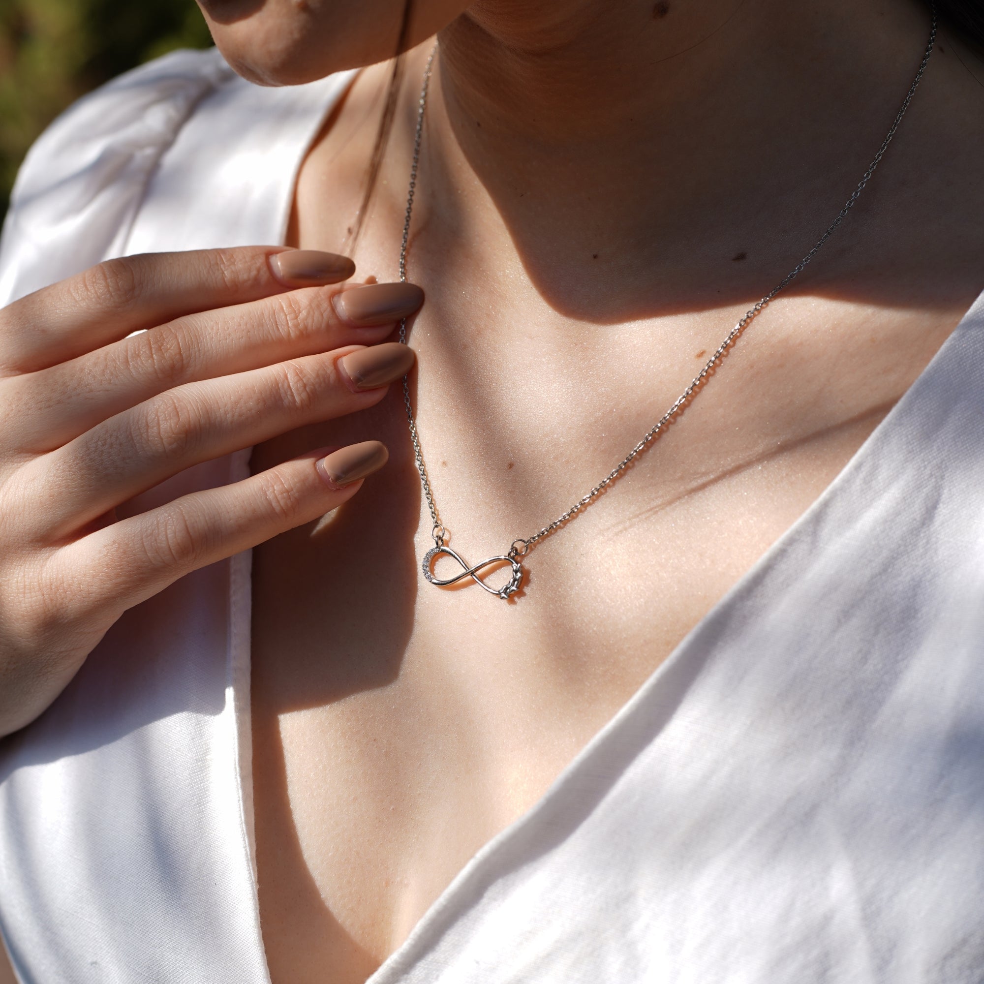 Infinity Butterfly Necklace 925 Silver
