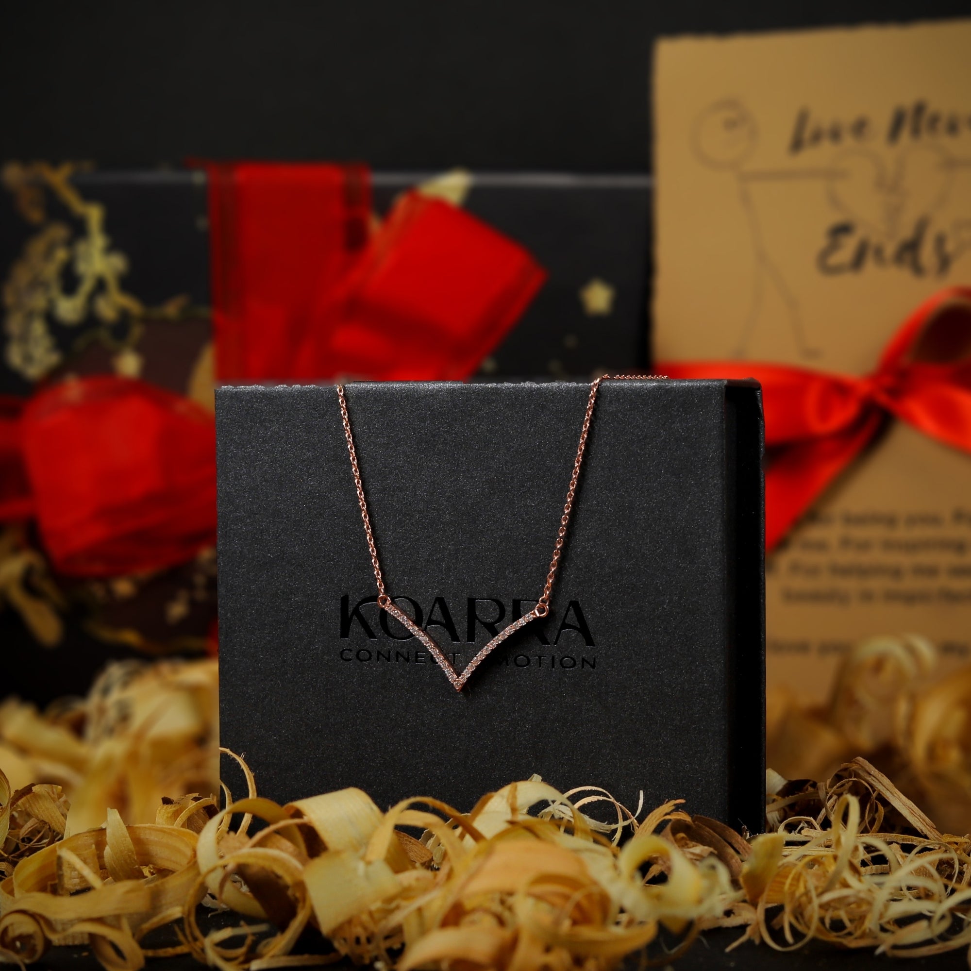 V Shape Diamond Necklace For Women|925 Sterling silver|Swiss Zircon