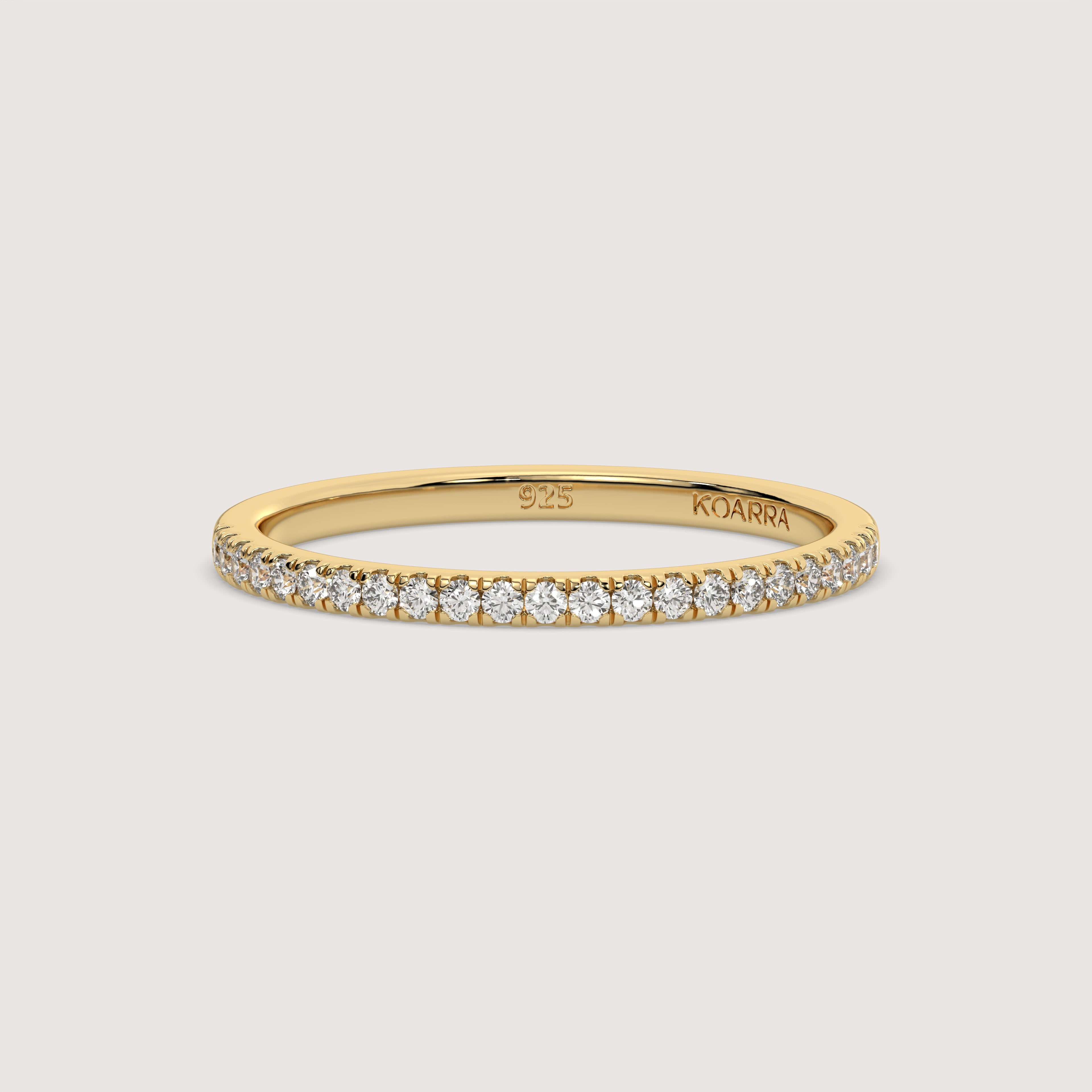 Veya Pavé Diamond Ring