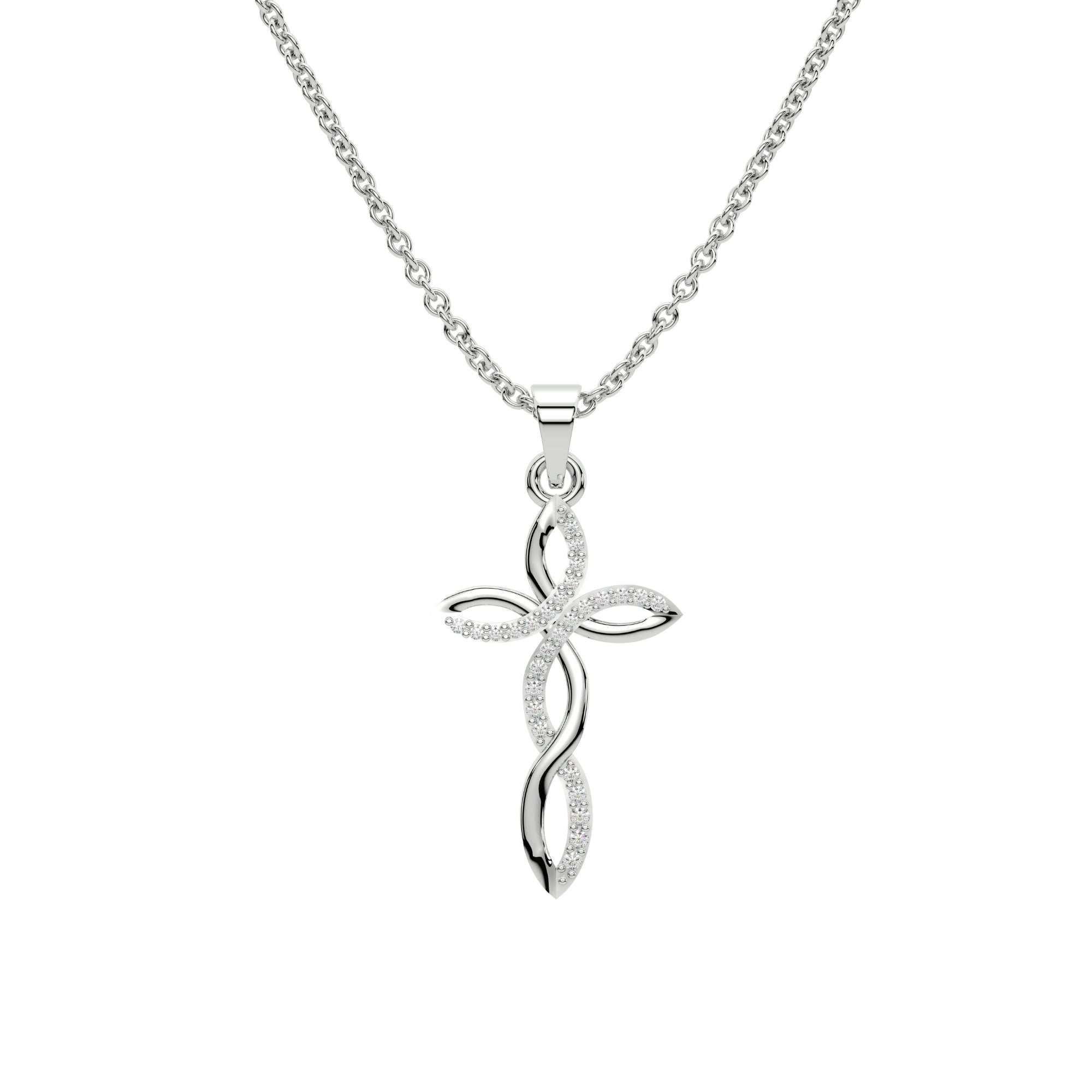 Infinity Cross Pendant 925 Silver
