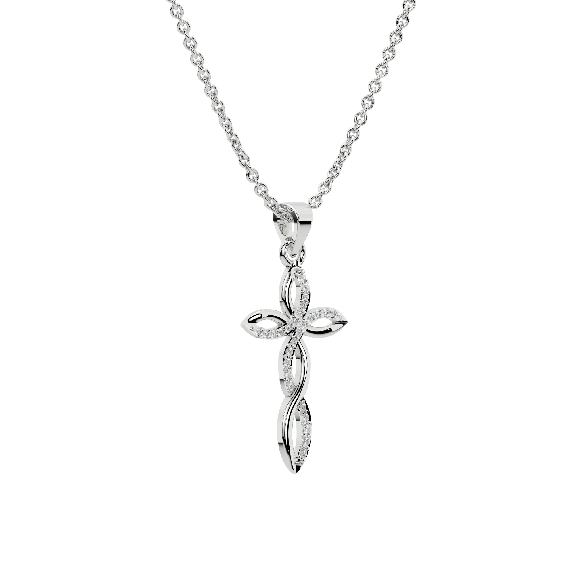 Infinity Cross Pendant 925 Silver