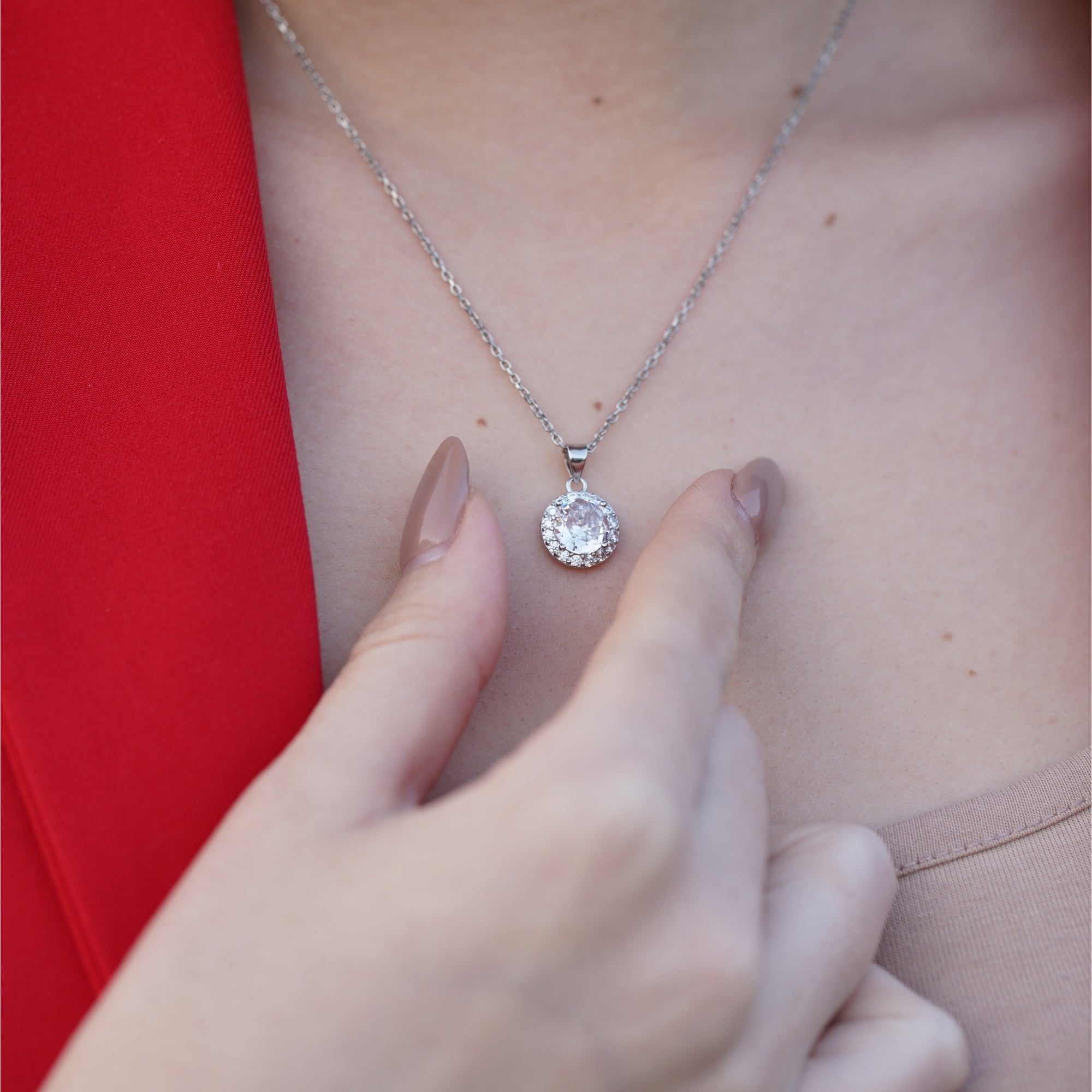 925 Solitaire Silver Modern Pendant