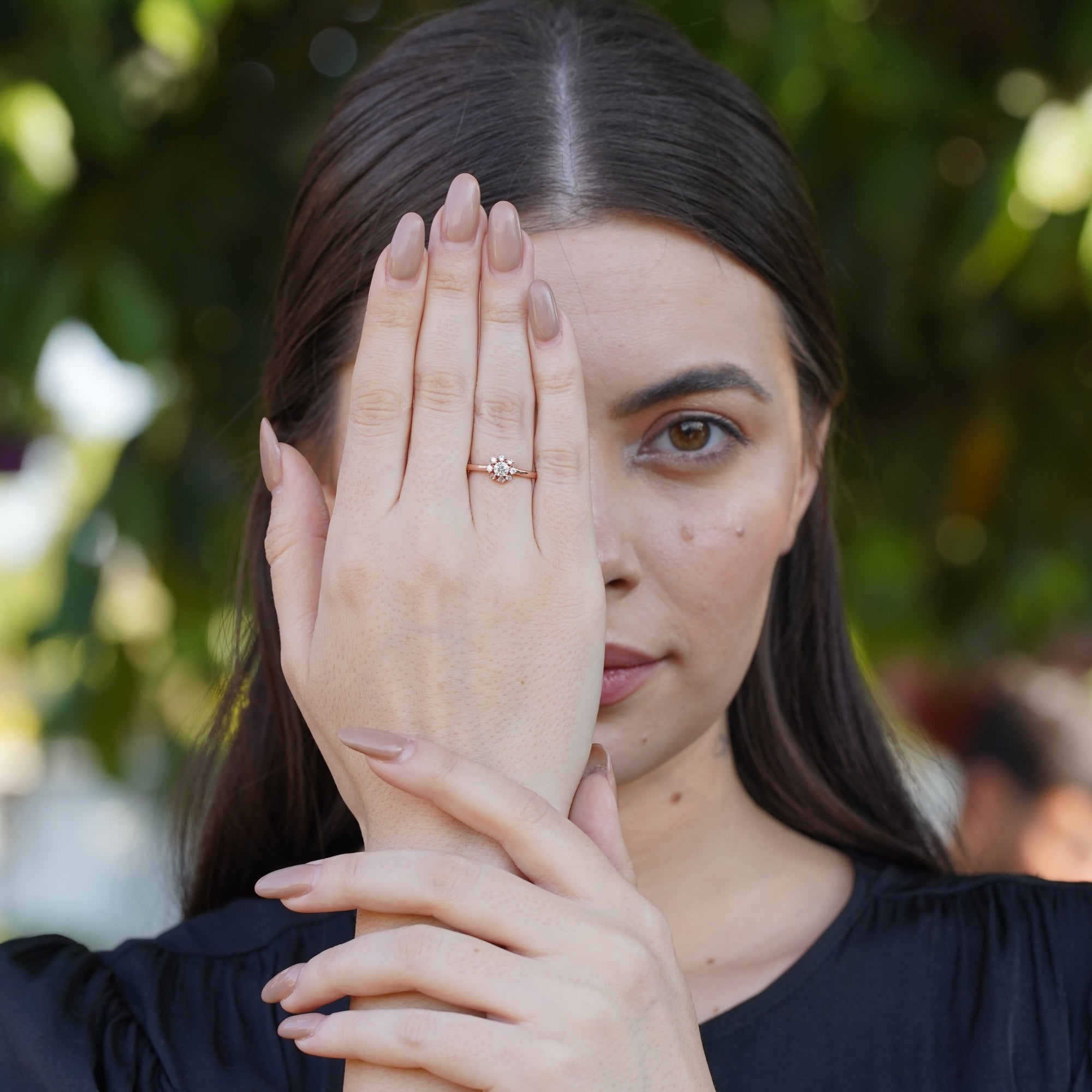 Floral Shape Flower Ring for Women and Girs | 925 Sterling Silver