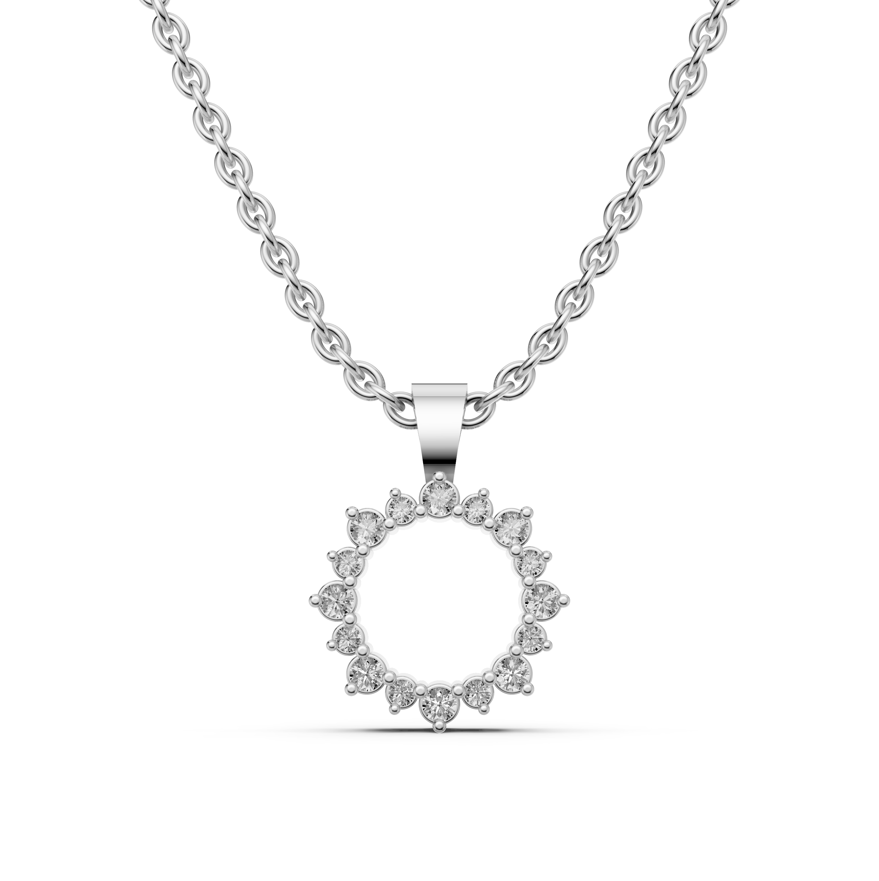 Sunshine Flower Necklace 925 Sterling Silver