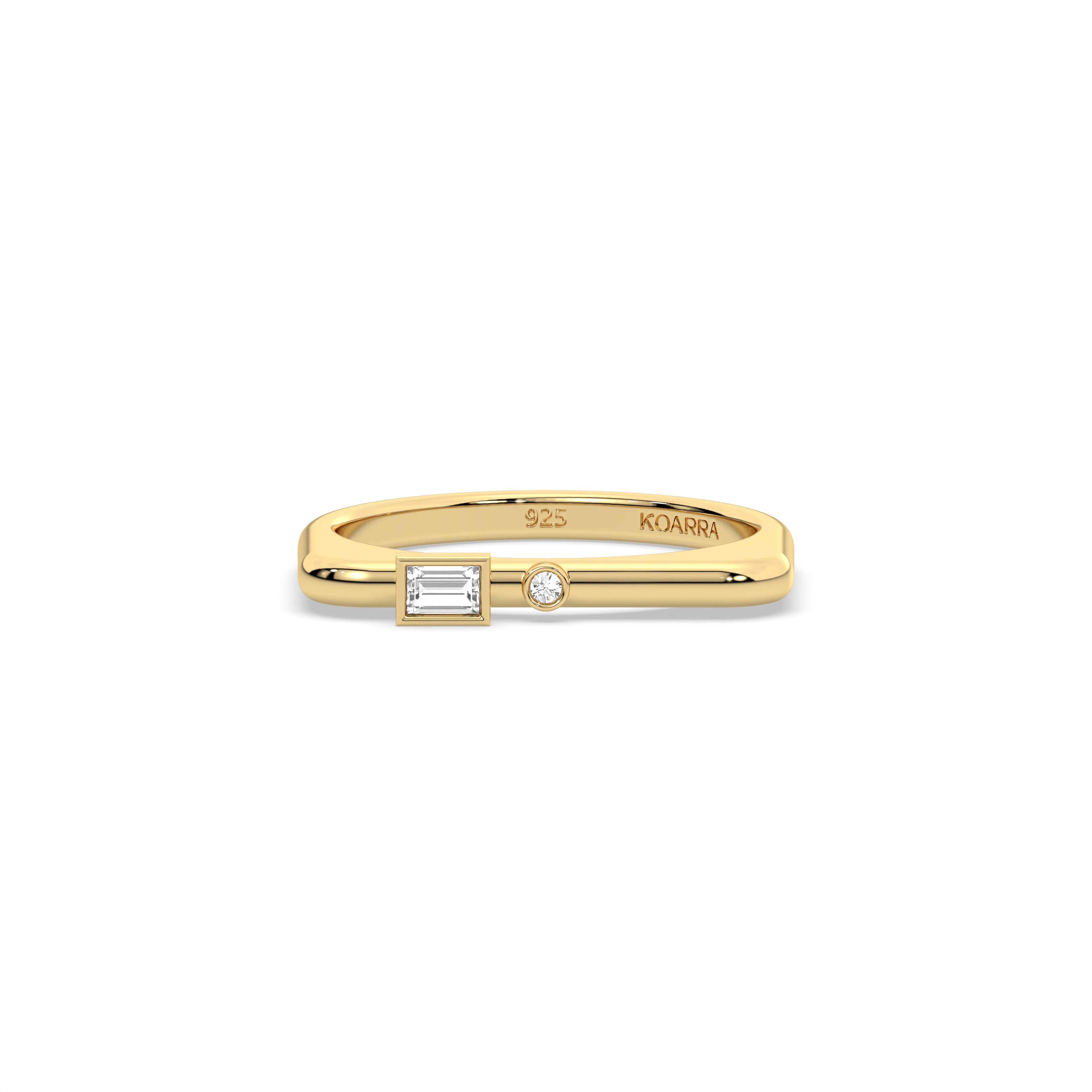 Luna Baguette Ring