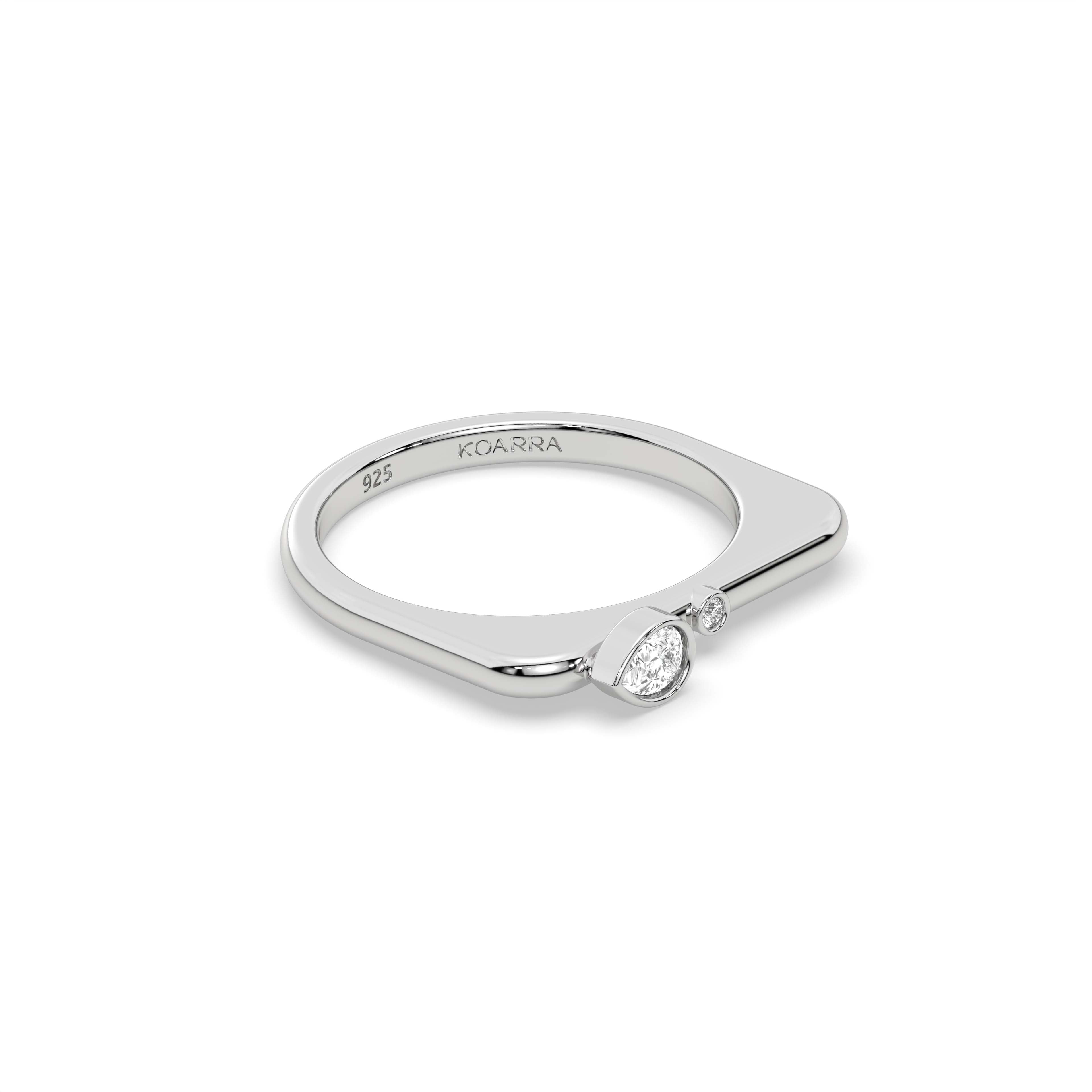 Selene Pear Ring