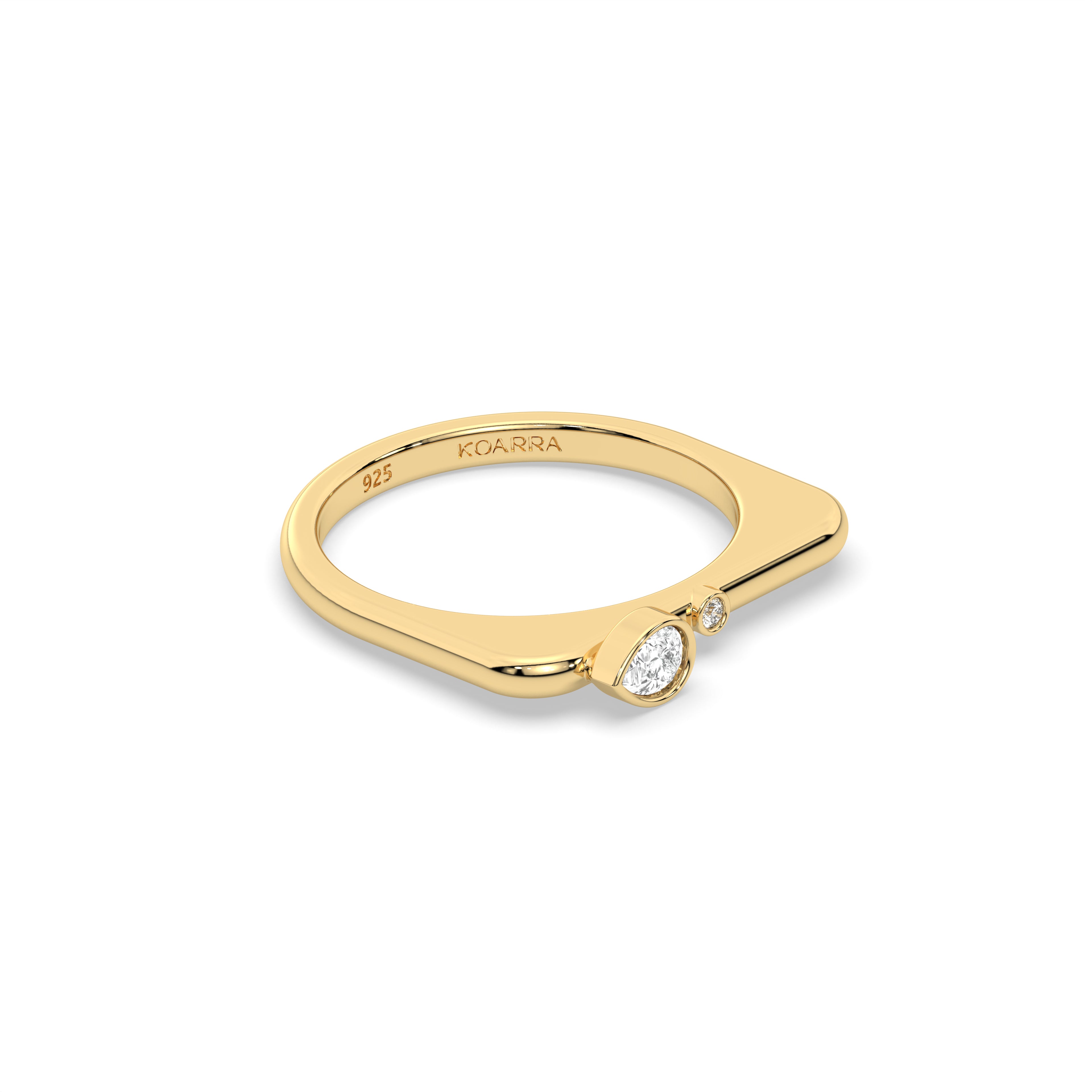 Selene Pear Ring