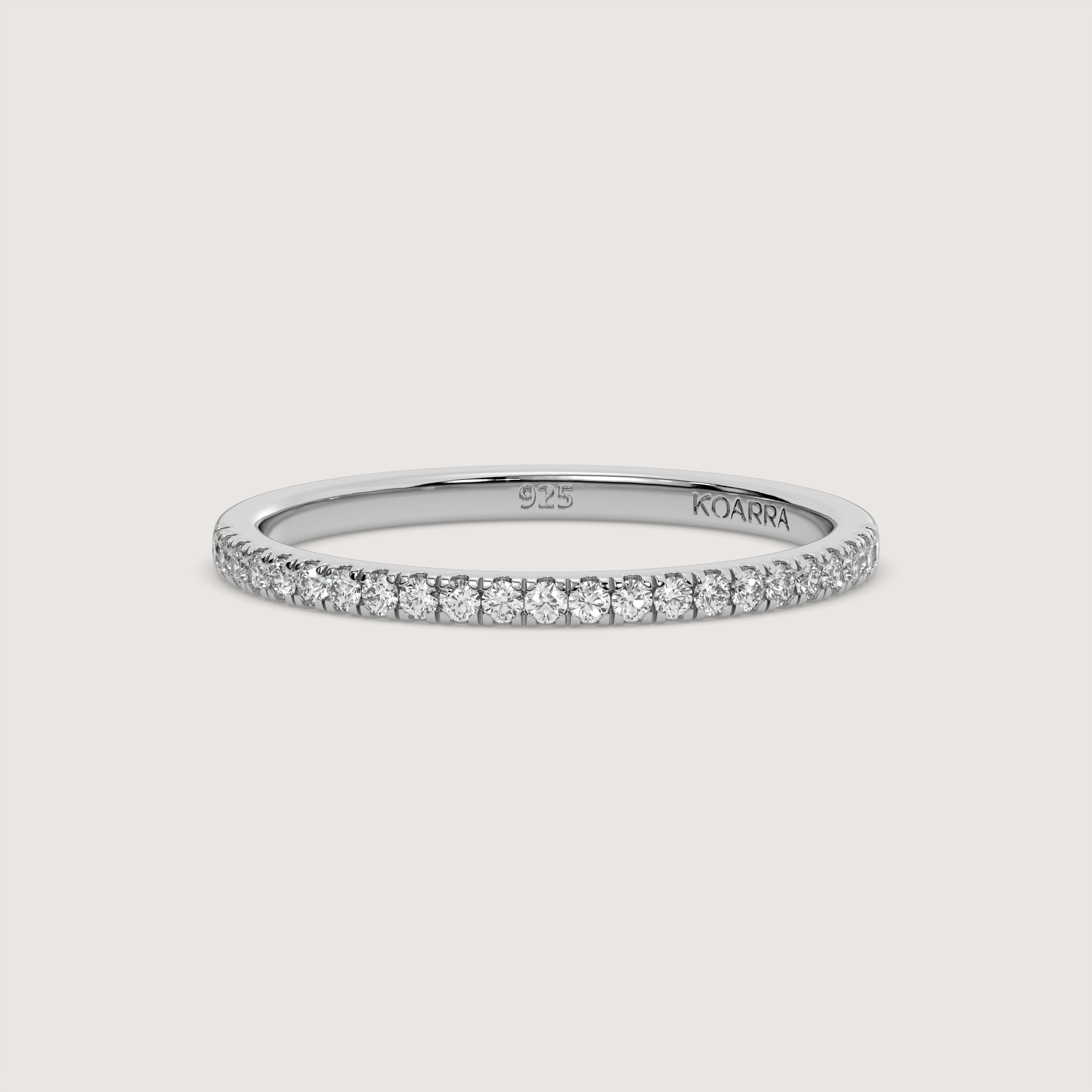 Veya Pavé Diamond Ring